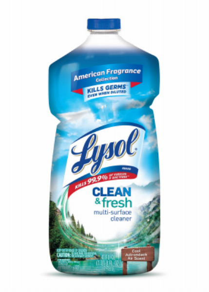 Lysol 40 Oz. Cool Adirondack Air Scent Clean & Fresh Multi-Surface Cleaner - Iieemm