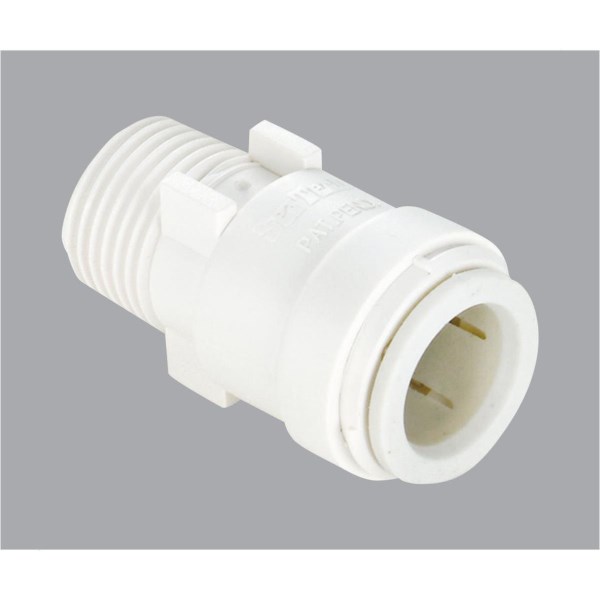 Watts 1/2 In. CTS x 3/4 In. MPT Quick Connect Plastic Connector - Iieemm