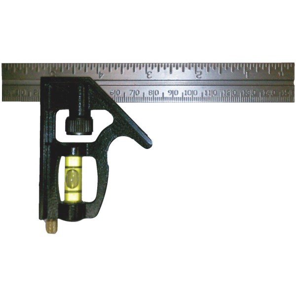 Johnson Level 6 In. English/Metric Professional Combination Square - Iieemm