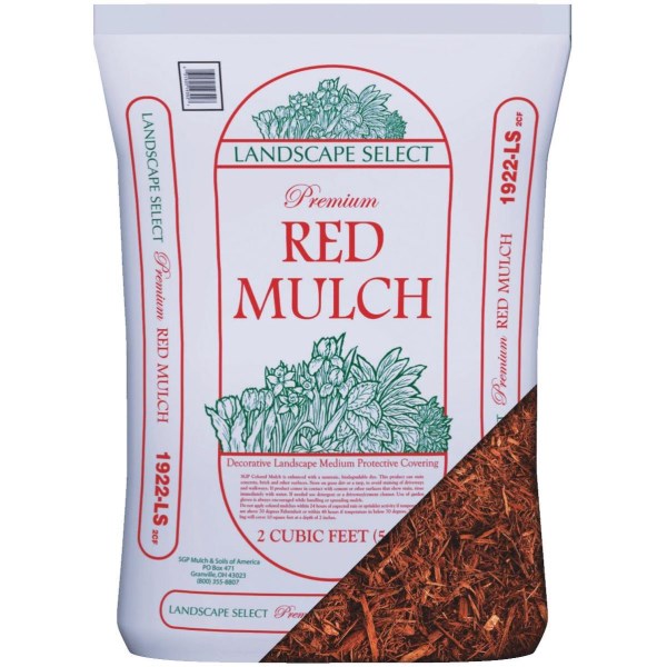Landscape Select 2 Cu. Ft. Red Shredded Hardwood Mulch - Iieemm