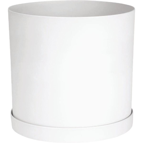 Bloem Mathers Collection 10 In. White Plastic Planter - Iieemm