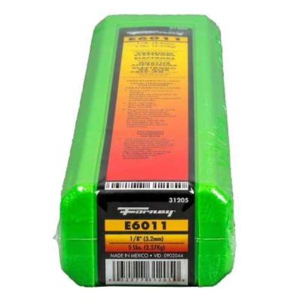 Forney E6011 Mild Steel Deep Penetration Electrode, 1/8 In., 5 Lb. - Iieemm