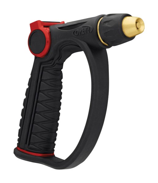 Orbit Pro Flo Metal Pistol Nozzle, Black - Iieemm