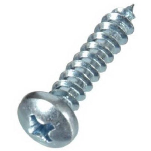 Hillman #8 x 1-1/2 In. Phillips Pan Head Zinc Sheet Metal Screw (100 Ct.) - Iieemm