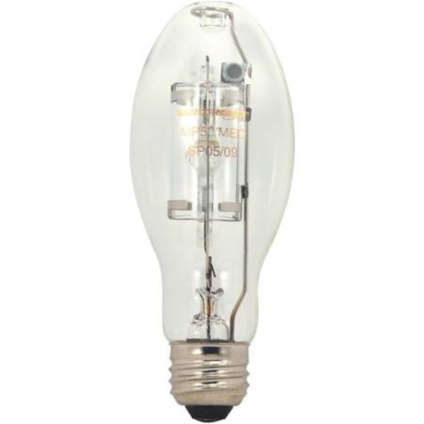 Satco 175W Clear ED17 Medium Metal Halide High-Intensity Light Bulb - Iieemm
