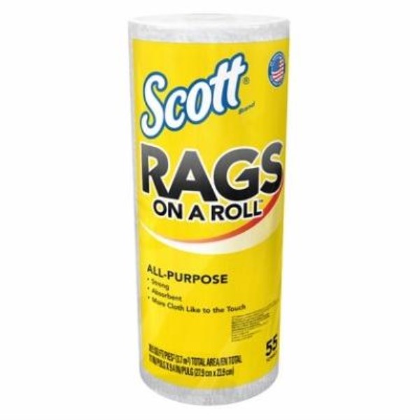 Scott 9.4 In. x 11 In. Rags On A Roll (55-Count) - Iieemm