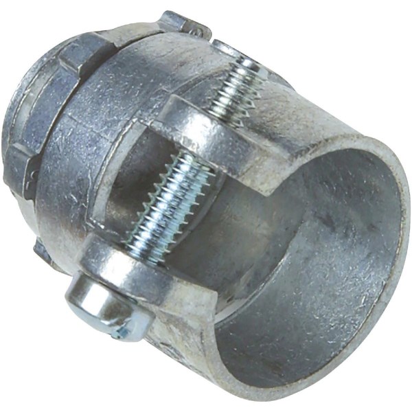 Sigma Engineered Solutions ProConnex 1/2 In. Straight Squeeze Die-Cast Zinc AC/MC/Flex Conduit Connector - Iieemm