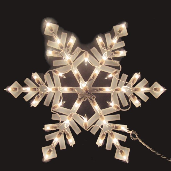 J Hofert 15-1/2 In. Incandescent Lighted Snowflake - Iieemm