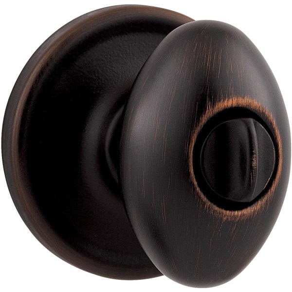 Weiser Laurel Venetian Bronze Bed & Bath Door Knob - Iieemm