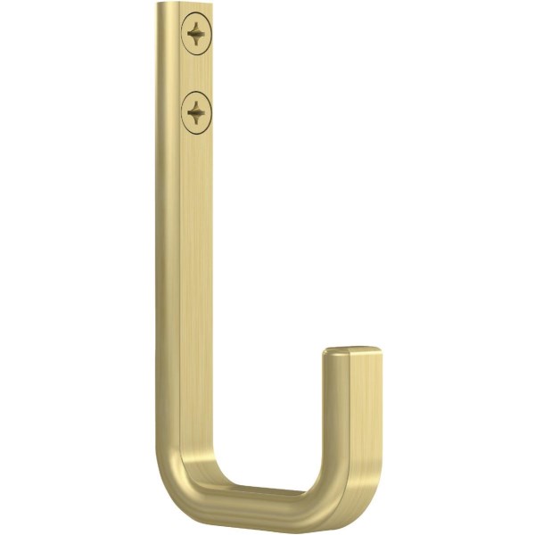 National Hardware 4 In. Brushed Gold Reed Modern Hook - Iieemm