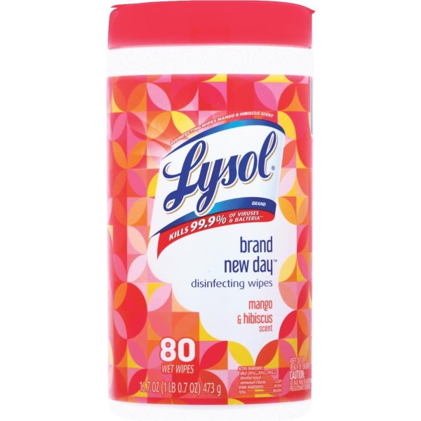 Lysol Mango & Hibiscus Disinfecting Wipes (80-Count) - Iieemm