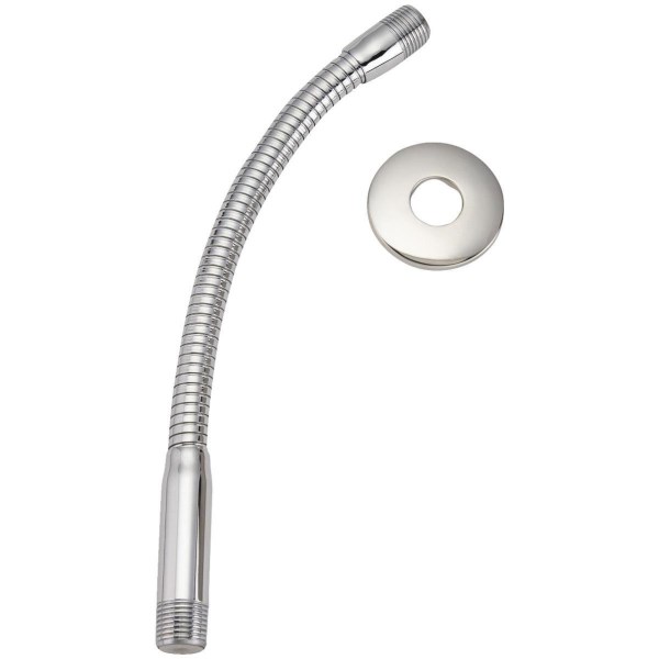 Do it Best 11-1/2 In. Chrome Flexible Shower Arm with Flange - Iieemm