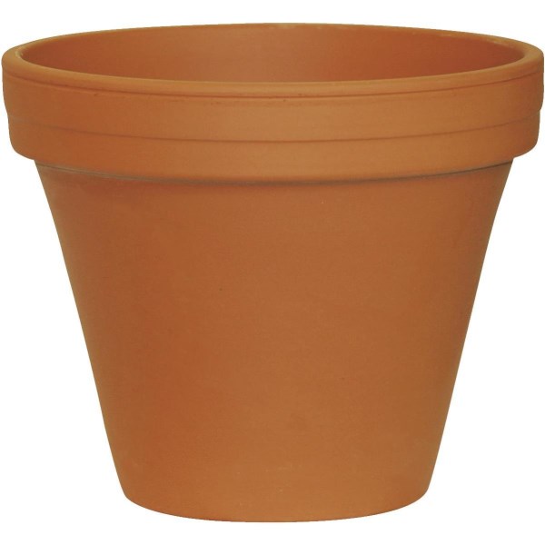 Ceramo 5-1/4 In. H. x 6 In. Dia. Terracotta Clay Standard Flower Pot - Iieemm