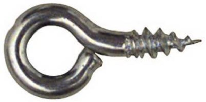 National #212-1/2 Zinc Small Screw Eye (10 Ct.) - Iieemm