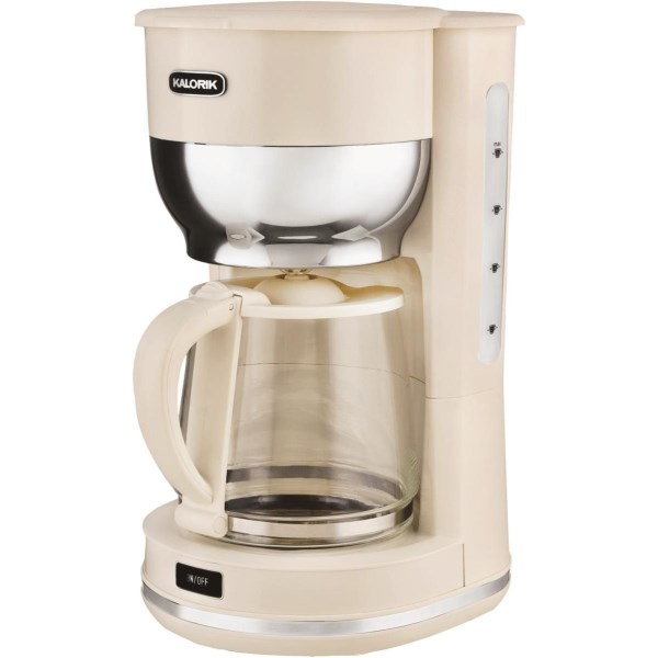 Kalorik 10 Cup Cream Retro Coffee Maker - Iieemm