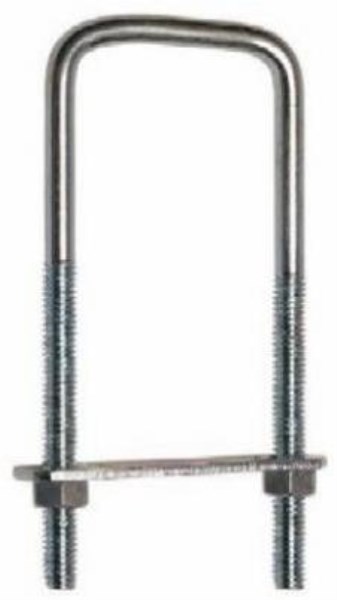 National 3/8 In. x 4 In. x 3 In. Zinc Square U Bolt - Iieemm