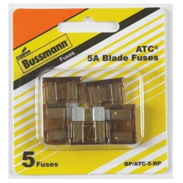 Bussmann 5-Amp 32-Volt ATC Blade Automotive Fuse (4-Pack) - Iieemm