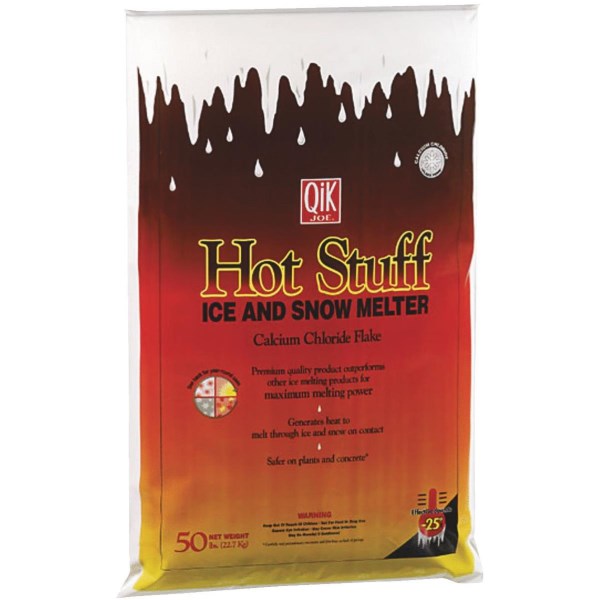 Qik Joe Hot Stuff 50 Lb. Ice Melt Flakes - Iieemm