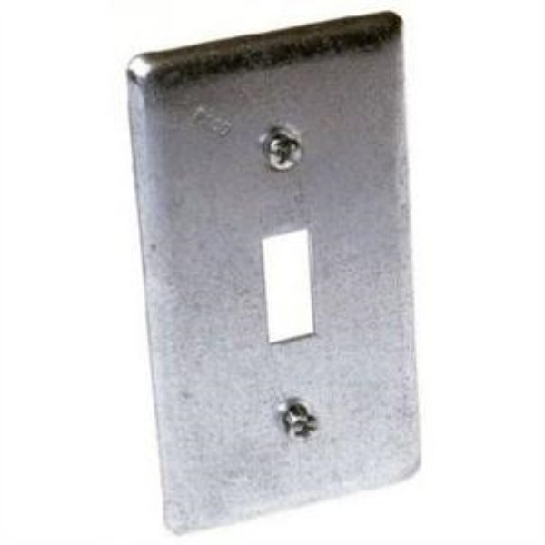 Raco Single Toggle Switch 4 In. x 2-1/8 In. Handy Box Cover - Iieemm