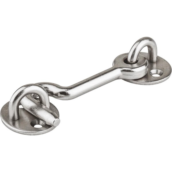 National Barn Door Satin Nickel Privacy Hook - Iieemm