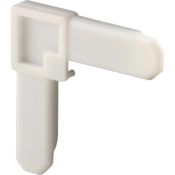 Prime-Line 3/4 In. x 5/16 In. White Plastic Frame Corner (100-Count) - Iieemm