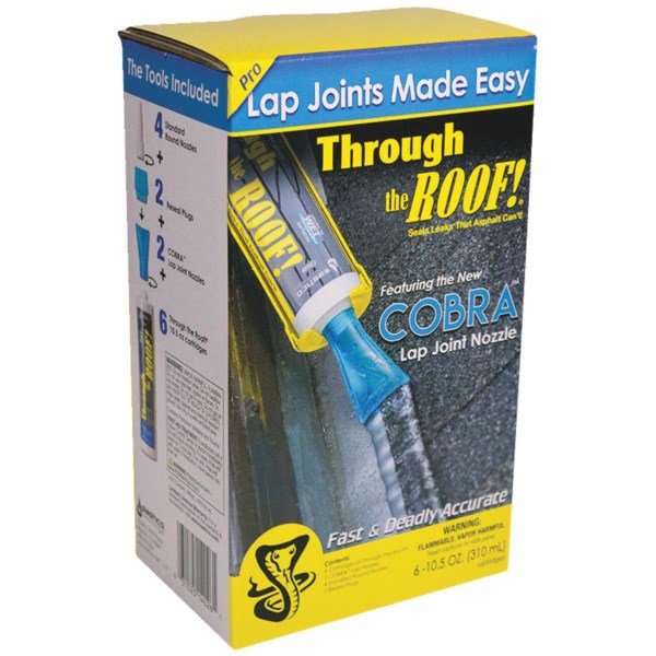 Cobra Lap Joint Nozzle System with Through The Roof! Sealant - Iieemm