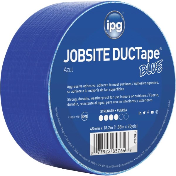 Intertape DUCTape 1.88 In. x 20 Yd. General Purpose Duct Tape, Blue - Iieemm