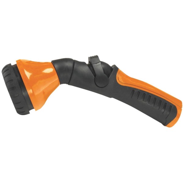 Dramm One Touch Heavy-Duty Metal Shower & Stream Multi-Pattern Nozzle, Orange - Iieemm