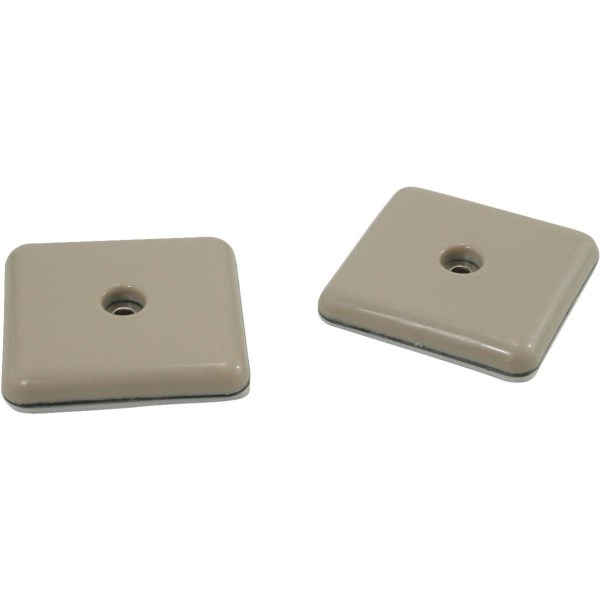Do it Square Adhesive and Screw on Furniture Glide,(4-Pack) - Iieemm