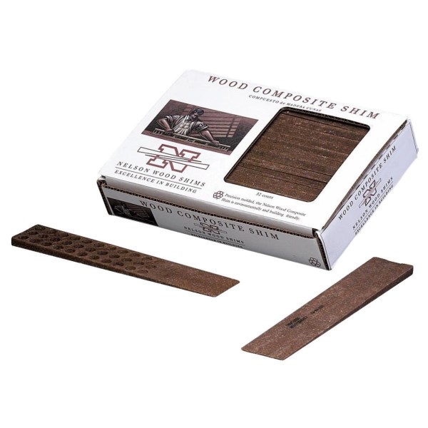 Nelson Wood Shims 8 In. L Wood Fiber Composite Shim (32-Count) - Iieemm