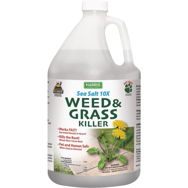 Harris Sea Salt 10X 1 Gal. Ready to Use Spray Weed & Grass Killer - Iieemm