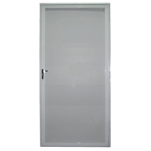 Croft Imperial Style 36 In. W x 80 In. H x 1-7/8 In. Thick White Full View Aluminum Storm Door - Iieemm