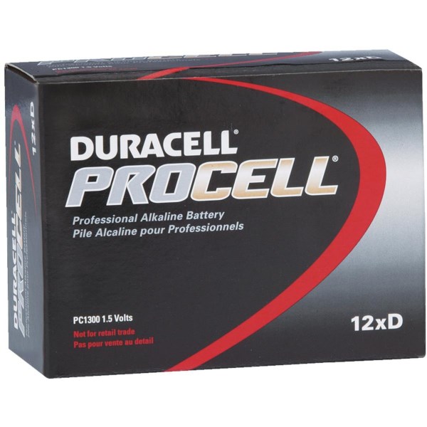 Procell D Professional Alkaline Battery (12-Pack) - Iieemm