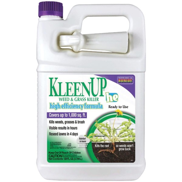 Bonide KleenUp High Efficiency Formula 1 Gal. Ready To Use Trigger Spray Weed & Grass Killer - Iieemm
