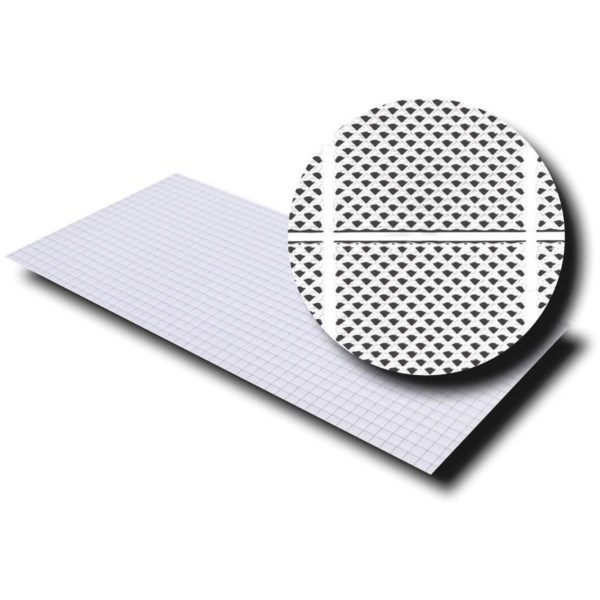 Plaskolite Duralens 2 Ft. x 4 Ft. Prisma Clear Acrylic Light Panel - Iieemm