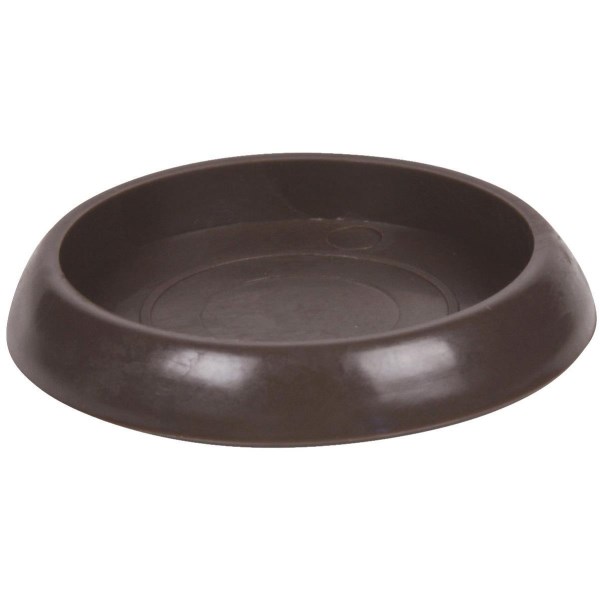 Magic Sliders 1-11/16 In. Inner Diameter Round Walnut Brown Furniture Leg Caster Cup,(4-Pack) - Iieemm