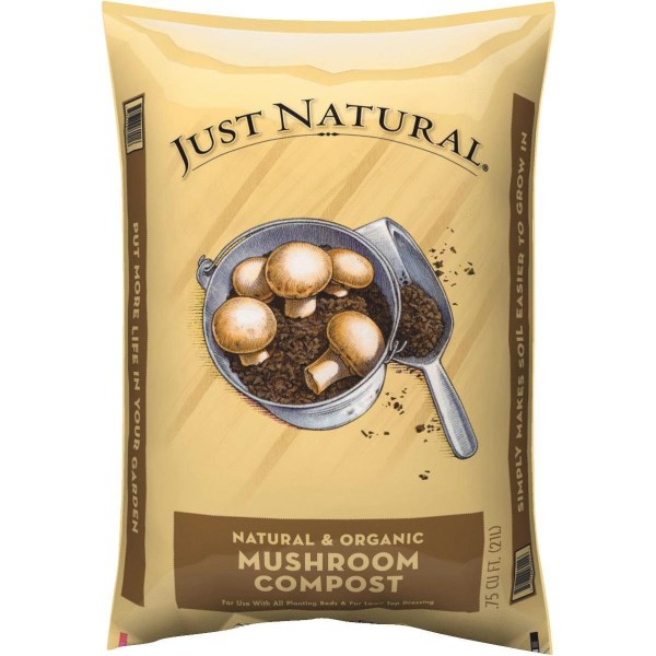Just Natural 0.75 Cu. Ft. Mushroom Compost - Iieemm
