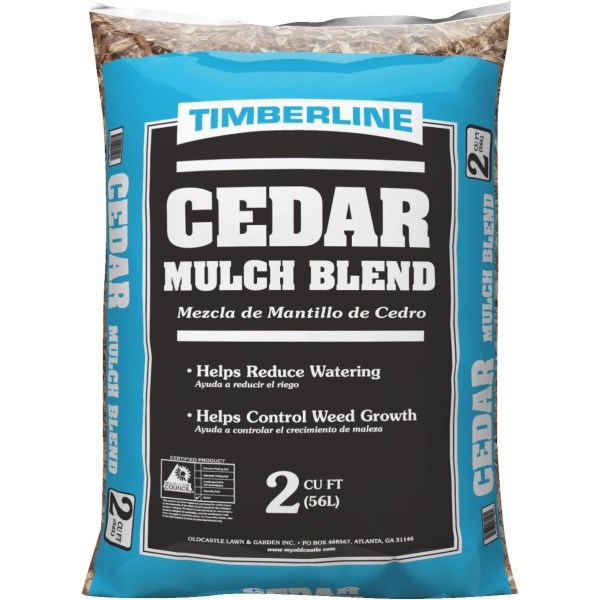 Timberline 2 Cu. Ft. Cedar Mulch - Iieemm