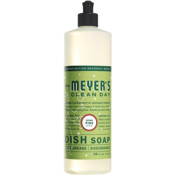 Mrs. Meyer’s Clean Day 16 Oz. Iowa Pine Scent Liquid Dish Soap - Iieemm