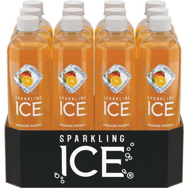 Talking Rain Sparkling Ice 17 Oz. Water, Orange Mango - Iieemm
