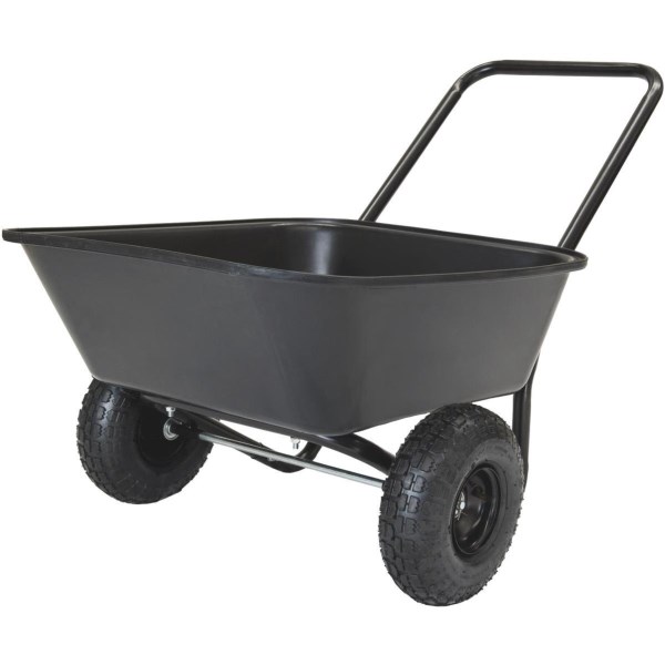 Marathon 3.5 Cu. Ft. Poly Wheelbarrow - Iieemm
