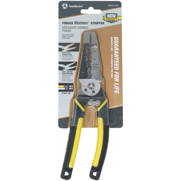 Southwire 8 In. 12/2 AWG & 14/2 AWG Forged Wire Stripper - Iieemm