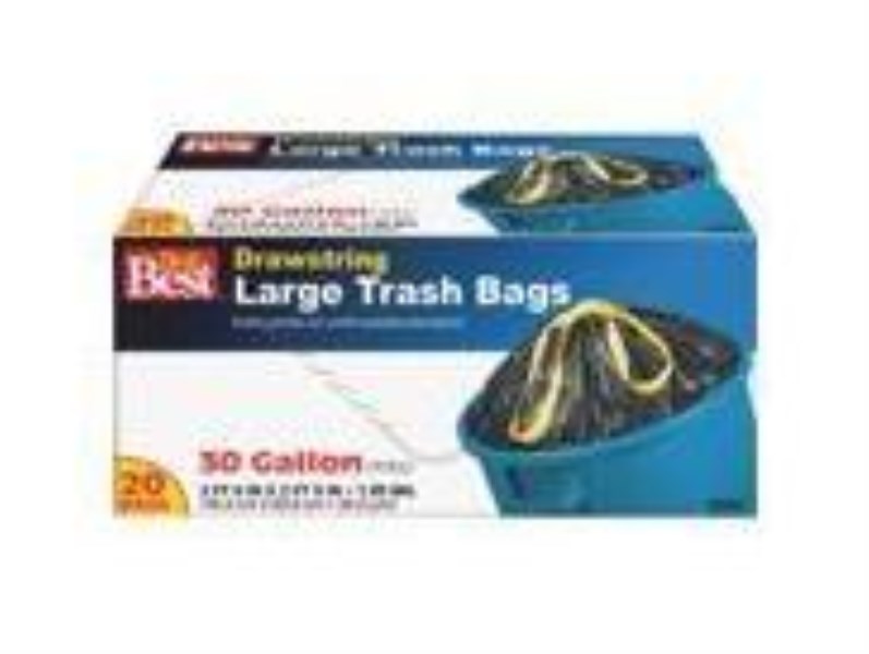 Do it Best 30 Gal. Large Black Trash Bag (20-Count) - Iieemm