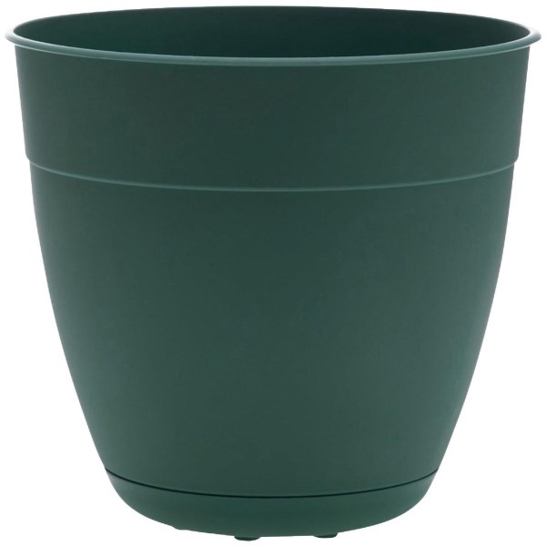 Bloem Ocean Series Dayton 14.5 In. H. x 16 In. Dia. Recycled Ocean Plastic Turtle Green Planter - Iieemm