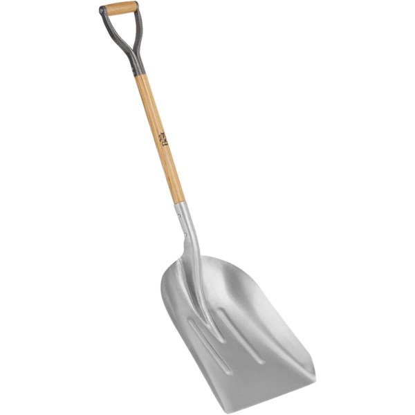 Do it Best 27 In. Wood D-Grip Handle #12 Aluminum Scoop Shovel - Iieemm