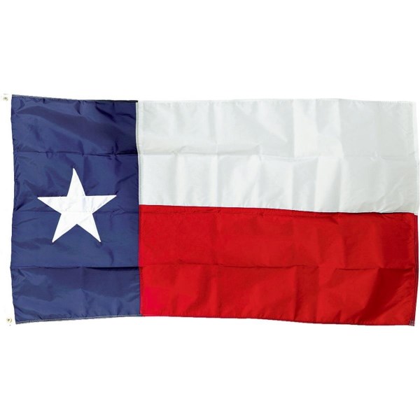 Valley Forge 3 Ft. x 5 Ft. Printed Nylon Texas State Flag - Iieemm