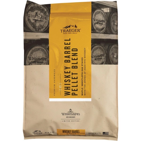 Traeger 18 Lb. Whiskey Wood Pellets - Iieemm