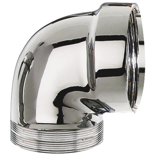 Do it 1-1/2 In. Polished Chrome Cast Brass Sink Trap Elbow - Iieemm