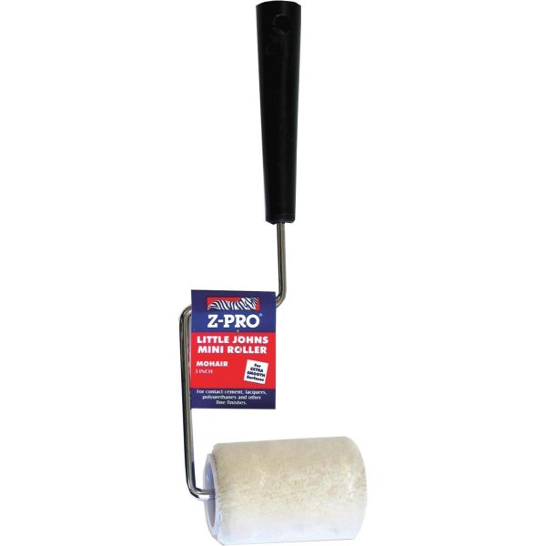 Premier Z-Pro 3 In. x 1/4 In. Smooth Mohair Paint Roller Cover & Frame - Iieemm