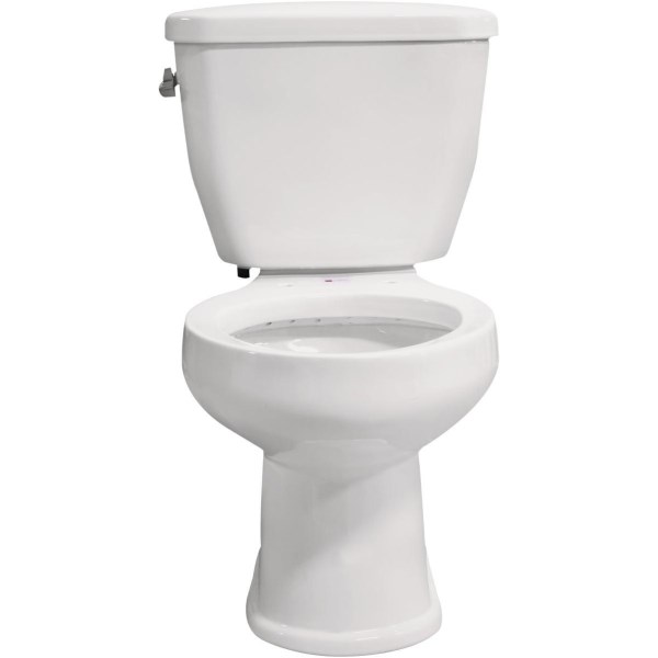 Cato Berlin White ADA Elongated Bowl 1.28 GPF Complete Toilet - Iieemm